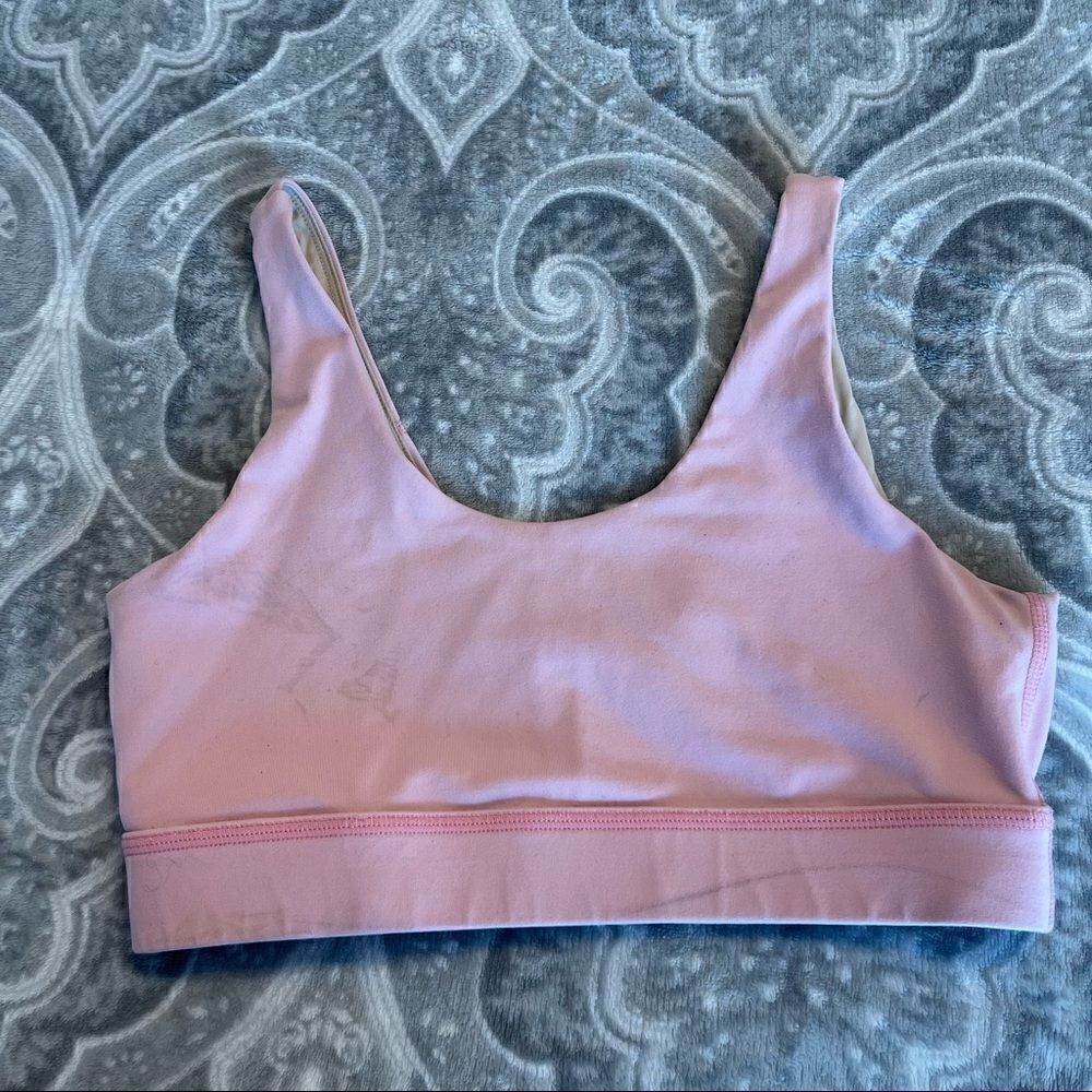 Evolve pink sports bra  
